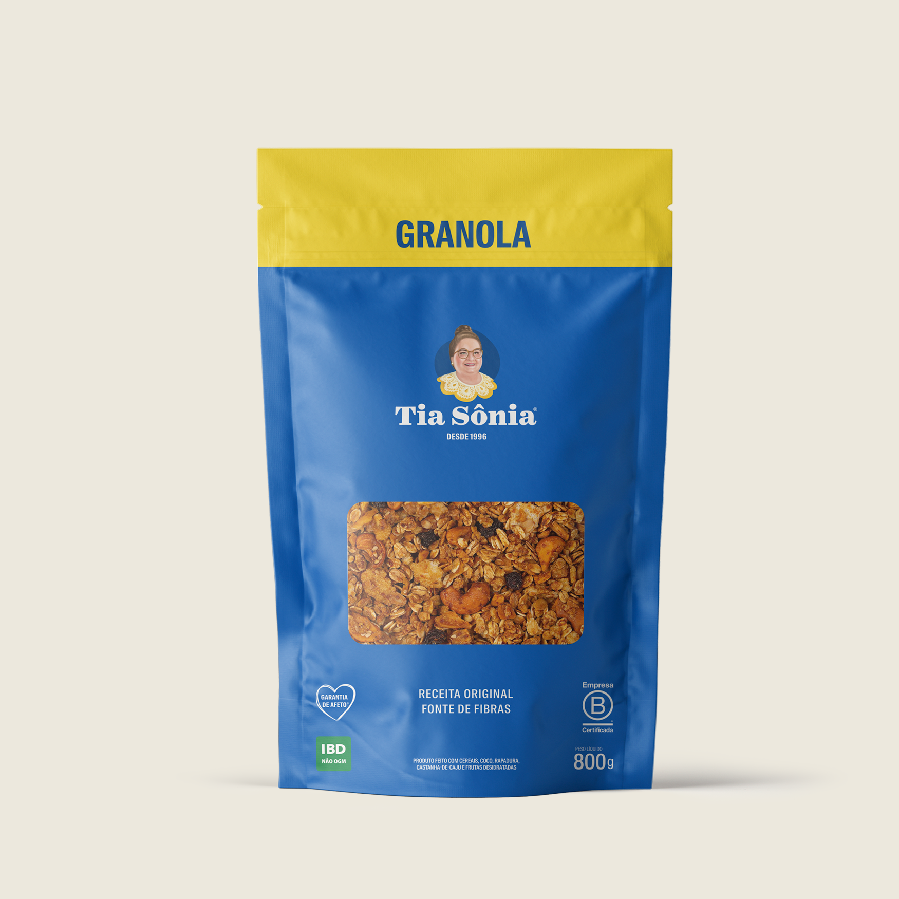Granola Tradicional Tia Sônia 800g