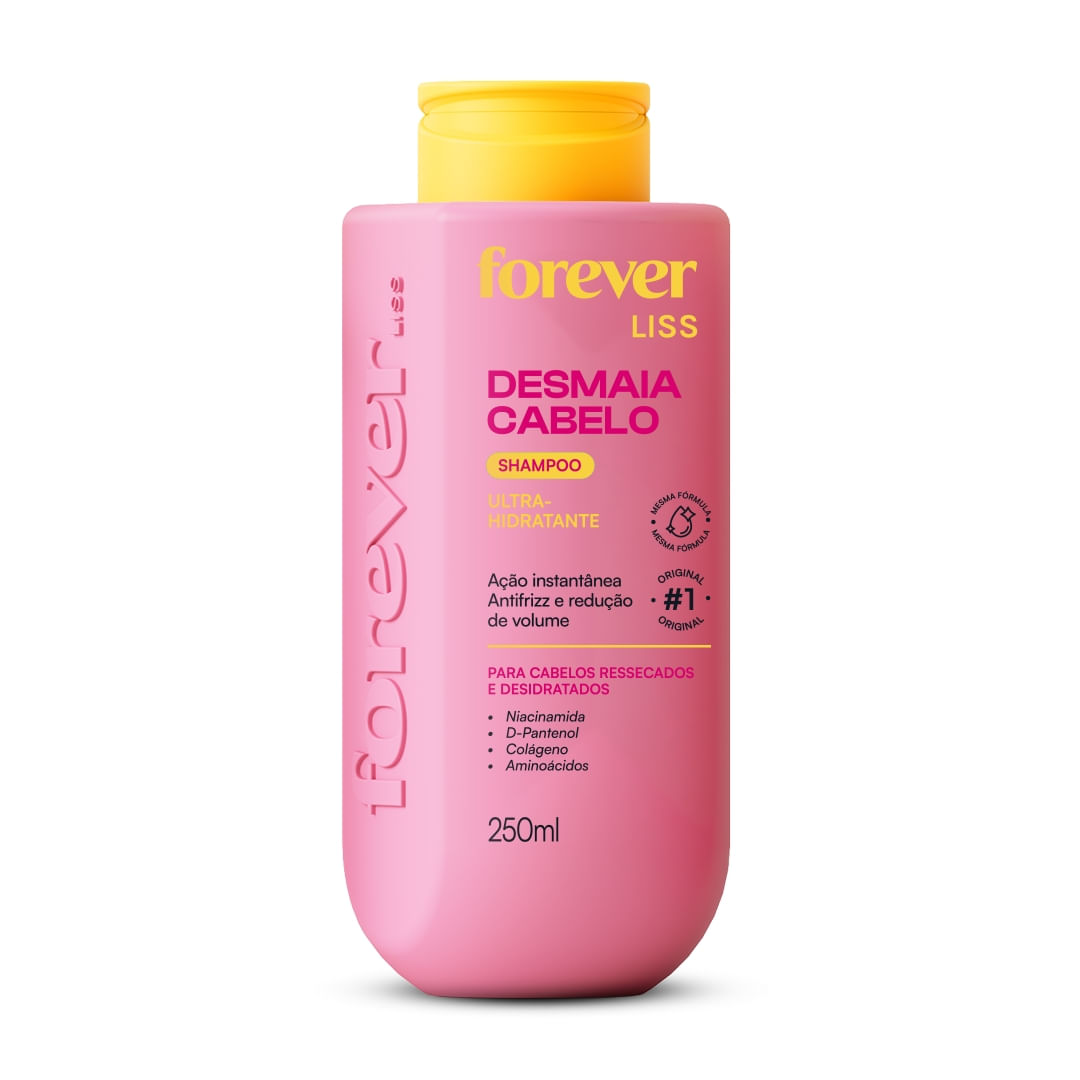 Shampoo Desmaia Cabelo Forever Liss 250ml — Shampoo Desmaia Cabelo Forever Liss 250ml Tamanho
