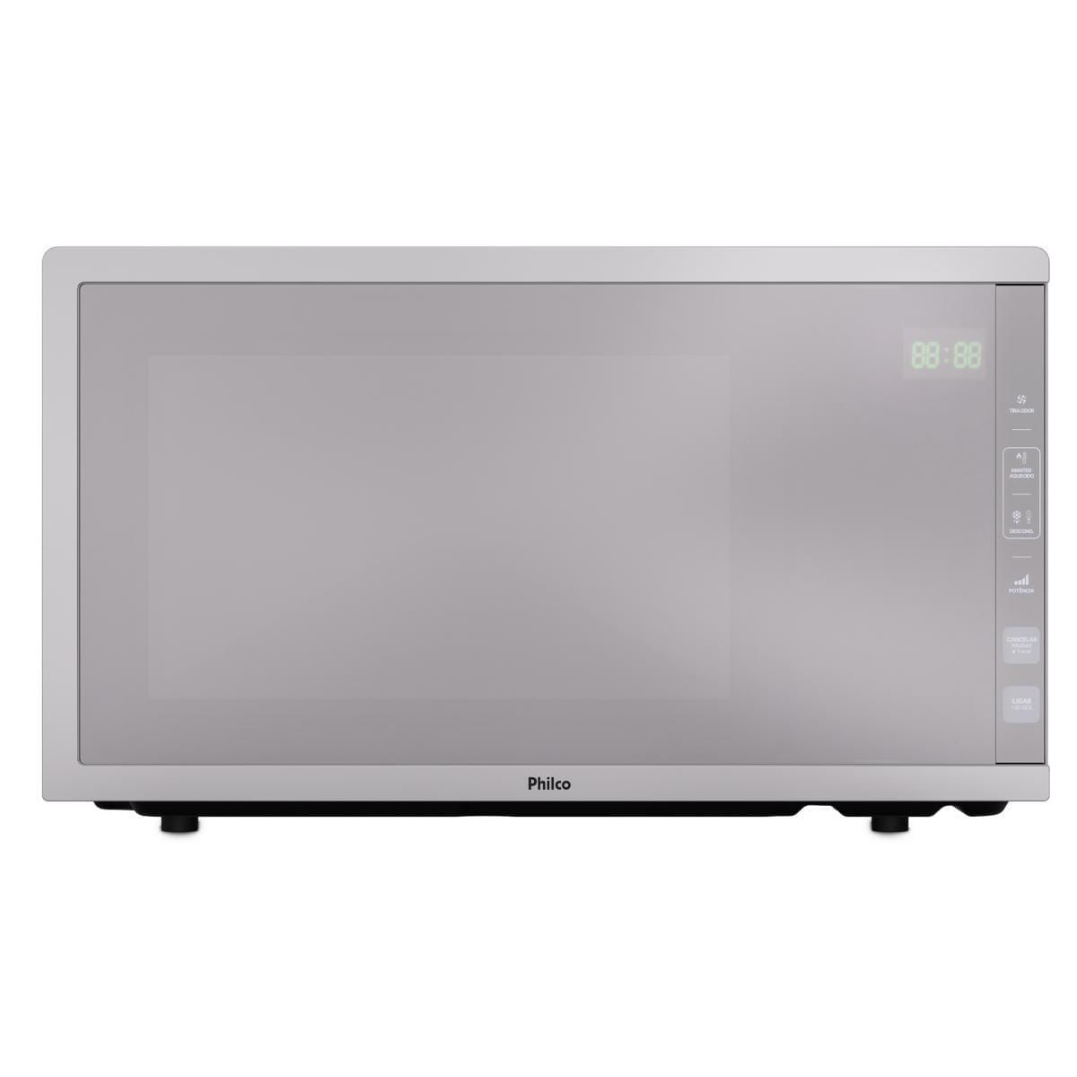 Micro-ondas Philco 33L Acabamento Inox Espelhado PMO38T 110