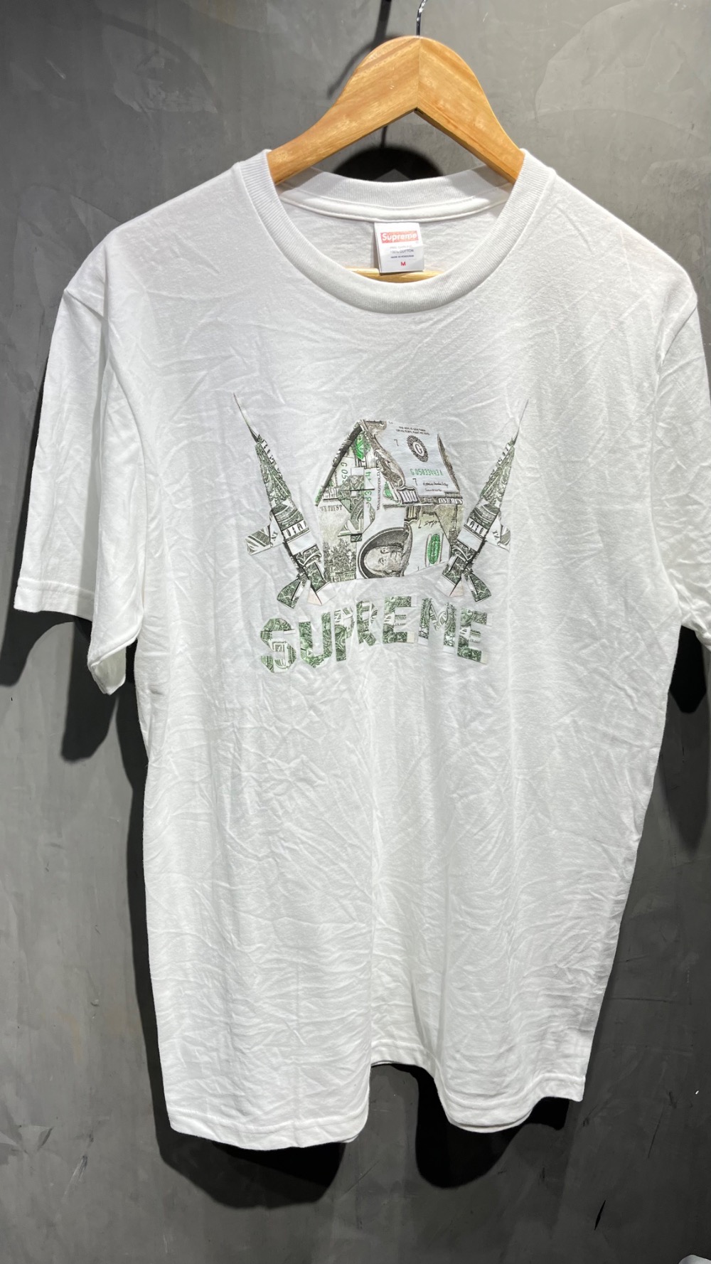 Camiseta Supreme Origami White SS26-W7 — M, Novo