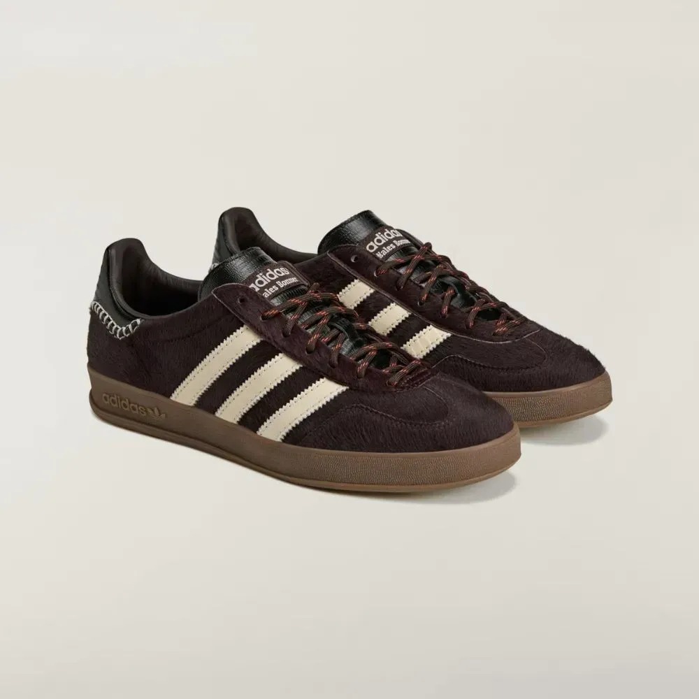Wales Bonner x adidas Gazelle Pony Aurora Coffee Wonder White Core Black — 39, Novo