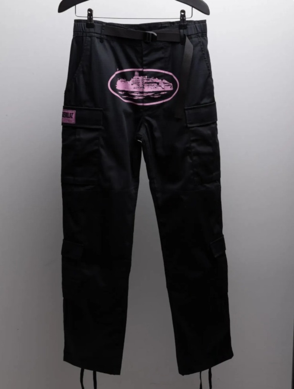Calça Corteiz Cargo Guerrilaz Black Pink — M, Novo