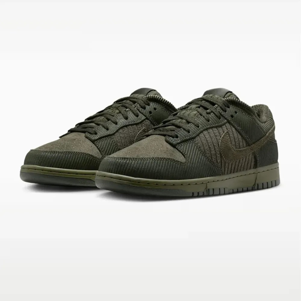 Nike Dunk Low Retro Premium Cargo Khaki Medium Olive Sequoia — 42, Novo