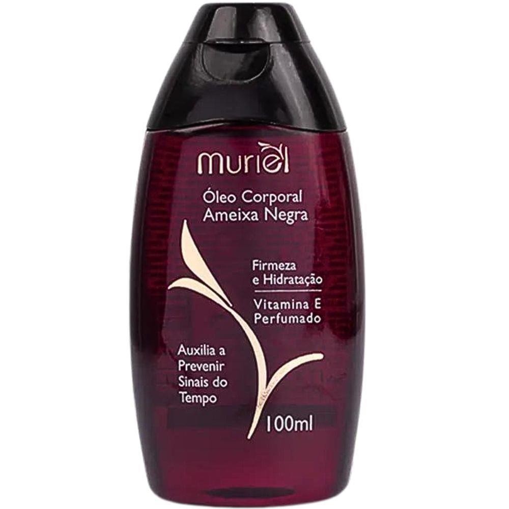MURIEL ÓLEO CORPORAL DE AMÊNDOAS AMEIXA NEGRA COM 100ML