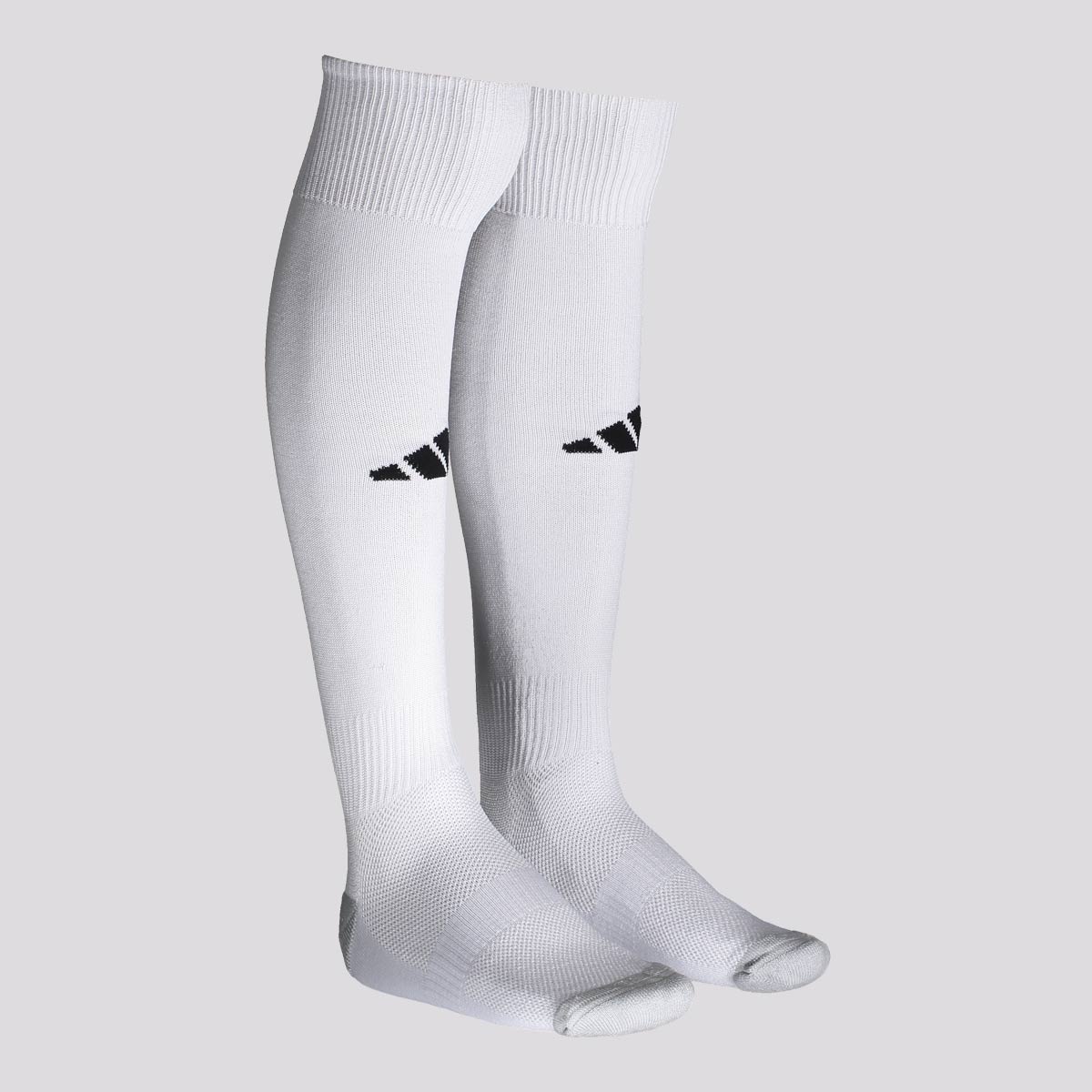 Meião Adidas Milano 23 Branco e Preto