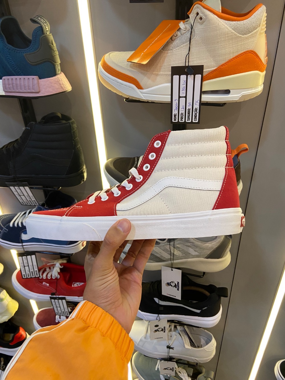 Vans SK8-Hi Classic Sport Chile Pepper Red — 41 / 42, Novo