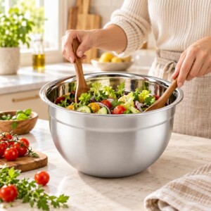 Bowl Tigela de Aço Inox Multiuso 24 cm