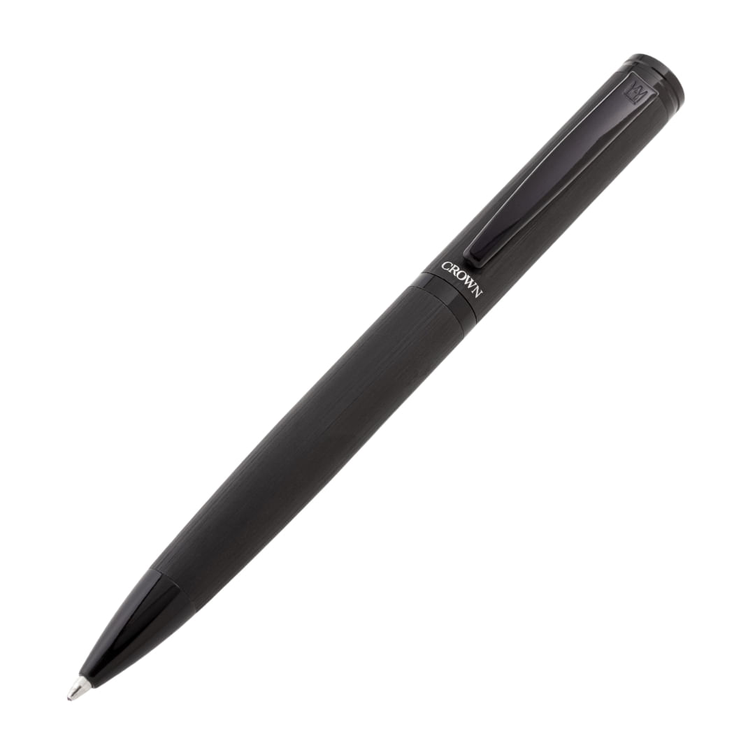 CANETA CROWN BLACK LION ESF PRETA