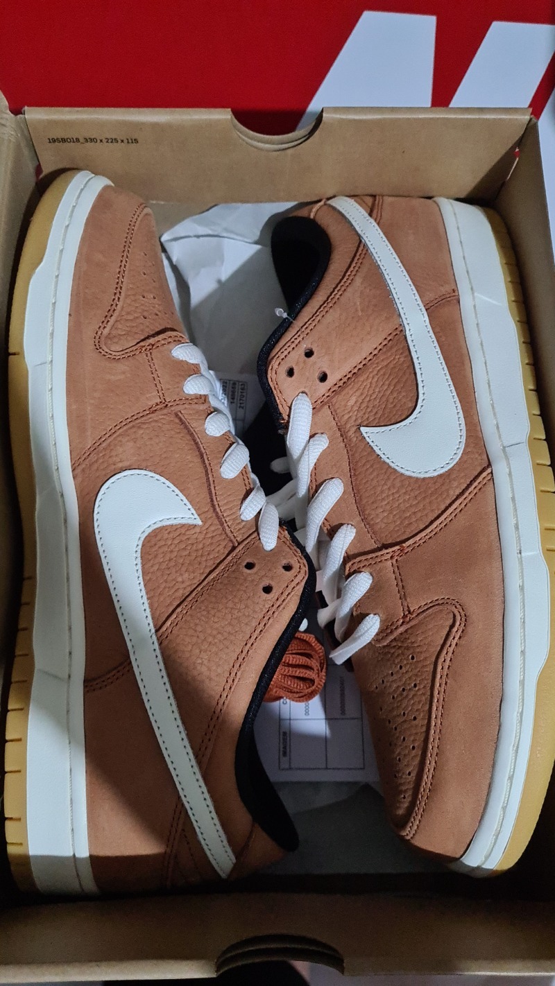 Nike SB Dunk Low Pro ISO Dark Russet — 44, Novo