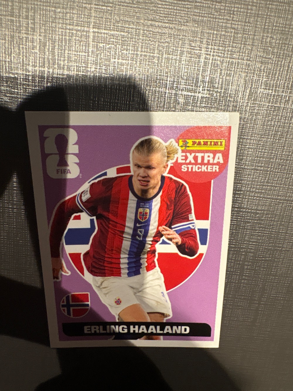 Figurinha Panini Erling Haaland Legend Roxo FIFA World Cup 2026 — Único, Novo