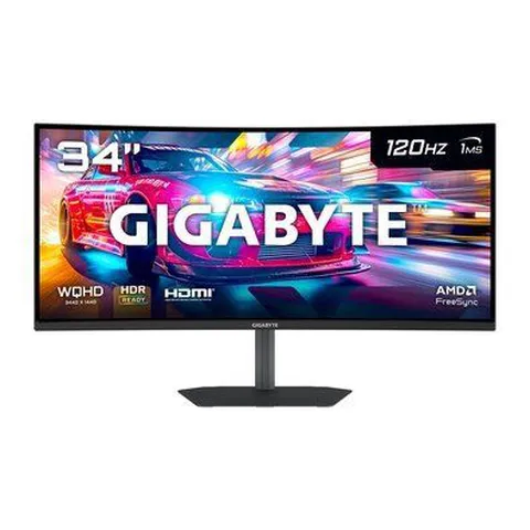 Monitor Gamer Curvo Gigabyte 34 QHD 120Hz FreeSync
