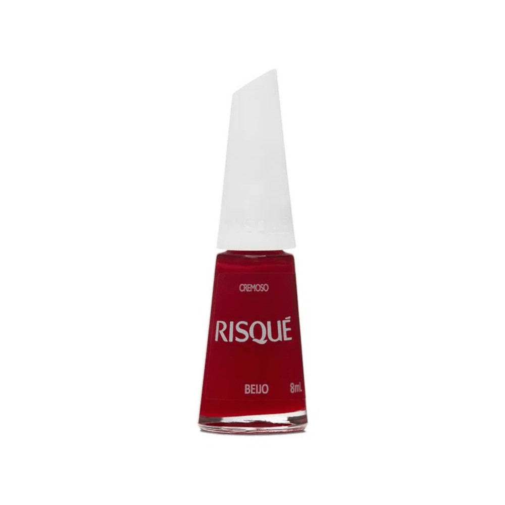 Esmalte Risqué Vermelho Cremoso Beijo