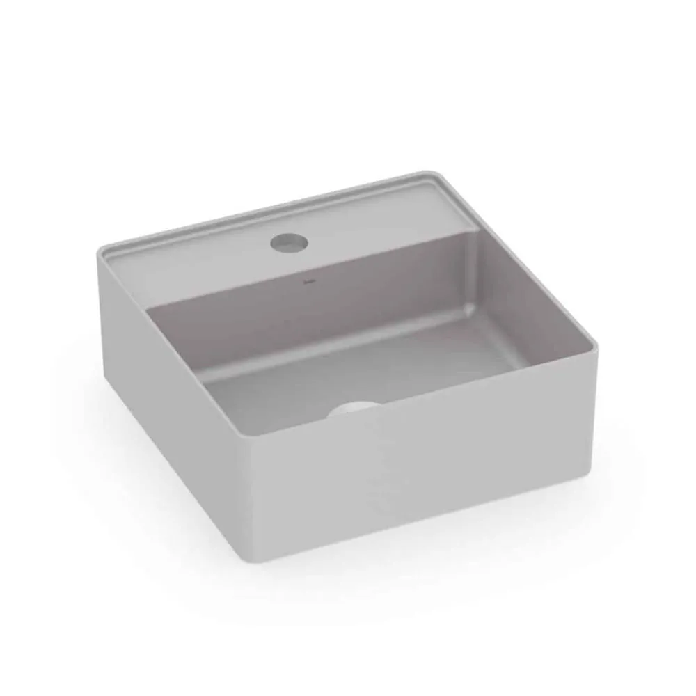 CUBA DE APOIO QUADRADA COM MESA 350X350 PLATINUM P4 ROCA