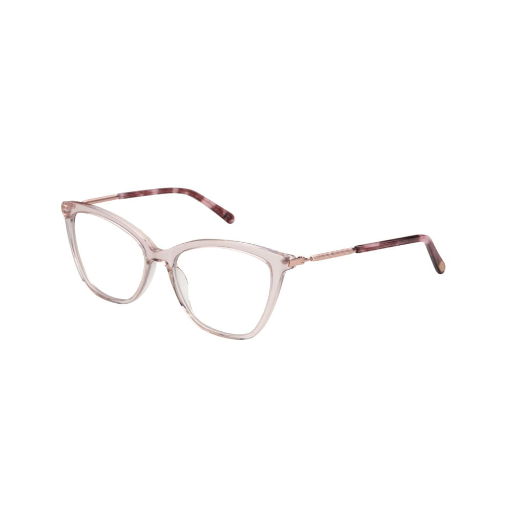 Armação para Óculos de Grau Feminino Dii Collection DII2008L Rosa Cristal
