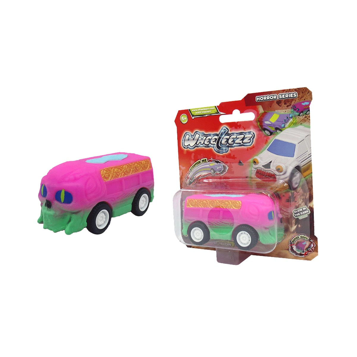 Carrinho Elástico Paranopink Wheeleezz Horror Series