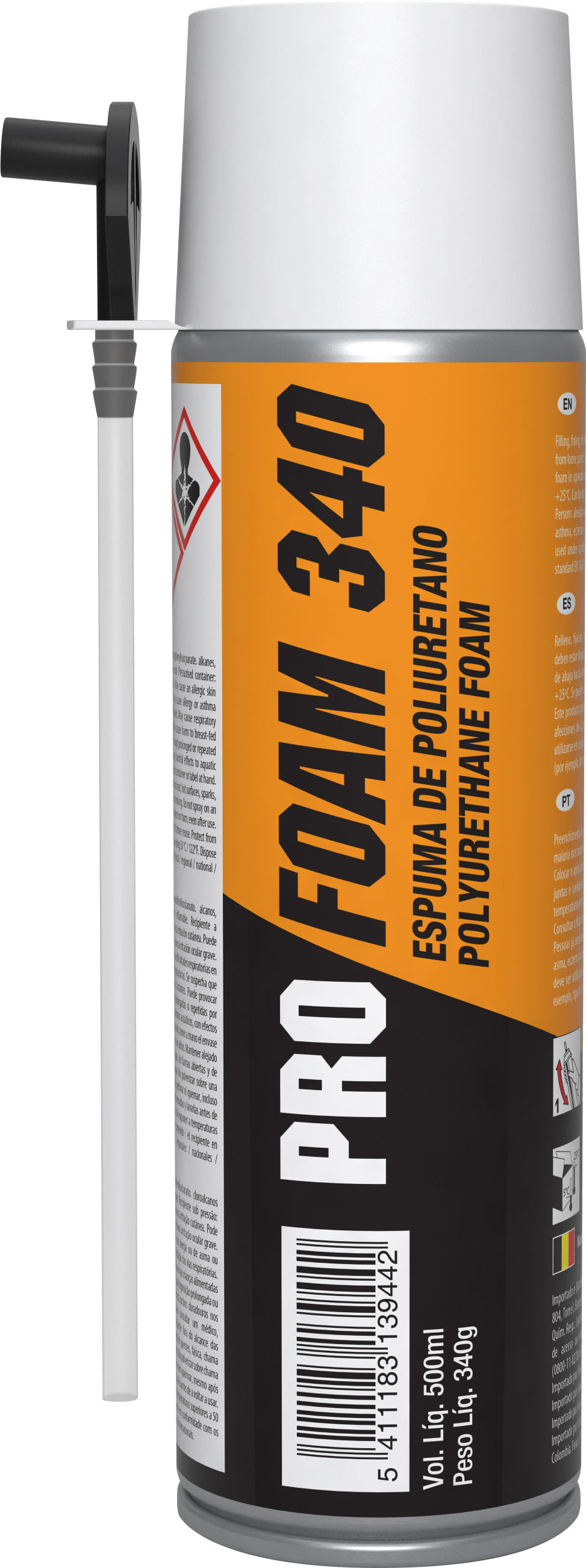 Espuma Expansiva Manual Pro Foam 340G Soudal