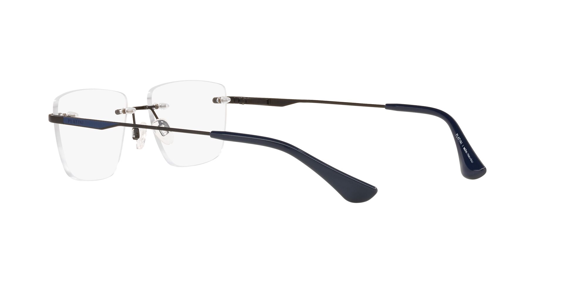 Foto 5 de Kit Óculos de Grau Masculino Platini Retangular P91188 Cor Preto com Lente Filtro Azul