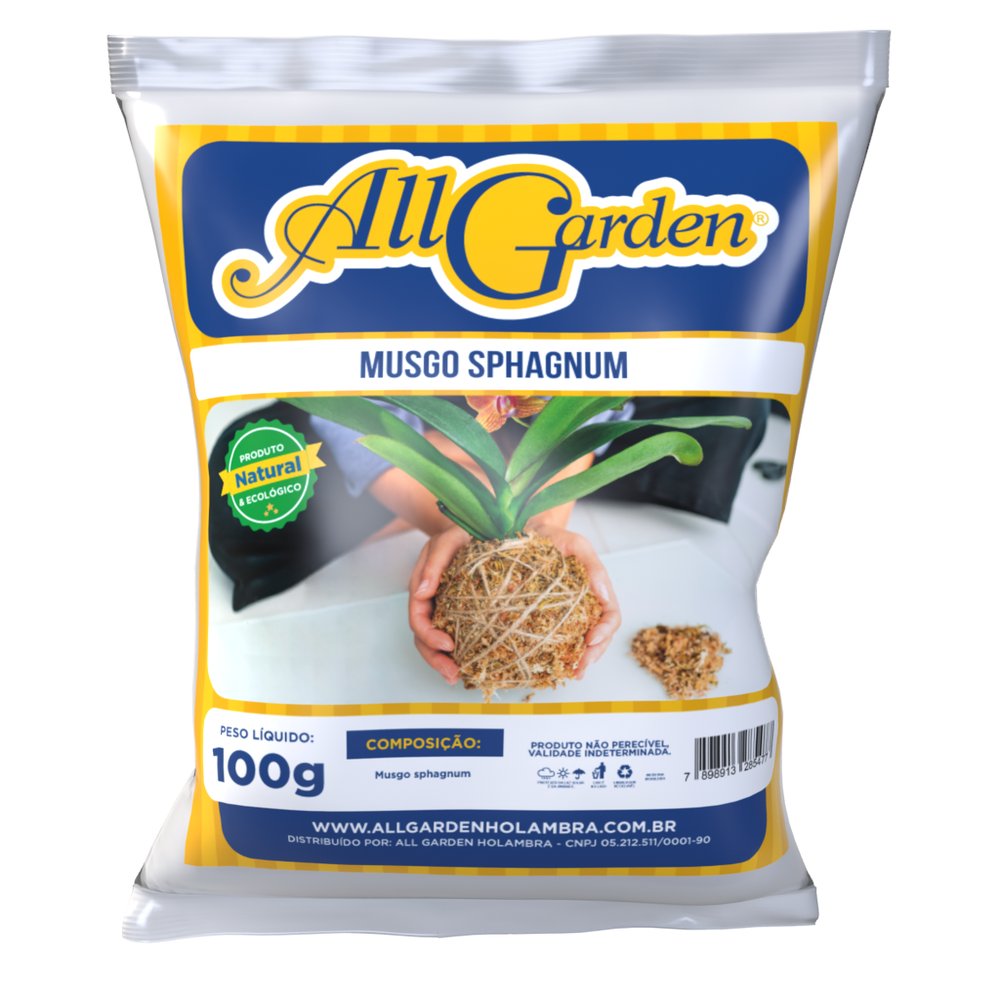 Musgo Sphagnum 100 Grs All Garden