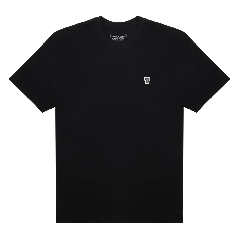 Camiseta Thug Nine Basic T9 Patch Black — P / M / G / XG, Novo