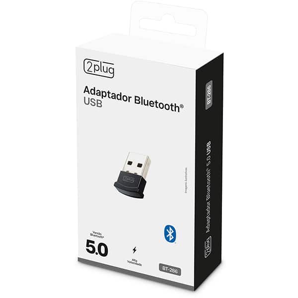 Foto 2 de Adaptador Bluetooth 5.0, BT286, 2Plug BT 1 UN