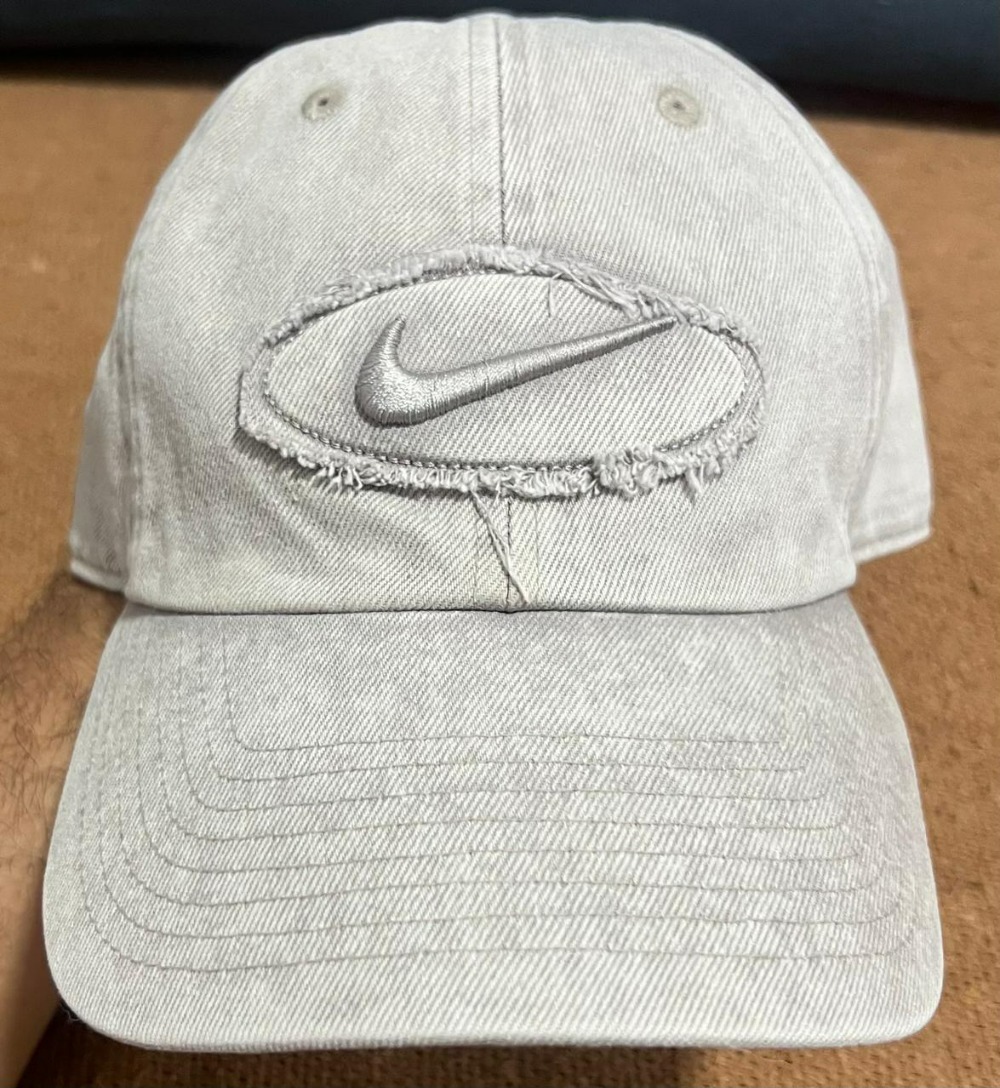 Boné Nike Club Denim Patch College Grey — G, Novo