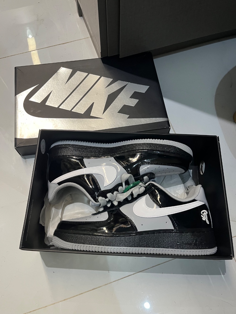 Central Cee x Syna World x Nike Air Force 1 Low Black Light Smoke Grey — 40, Novo