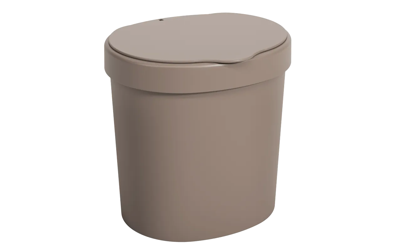 LIXEIRA BASIC C/TP 2,5L-WGR BRINOX