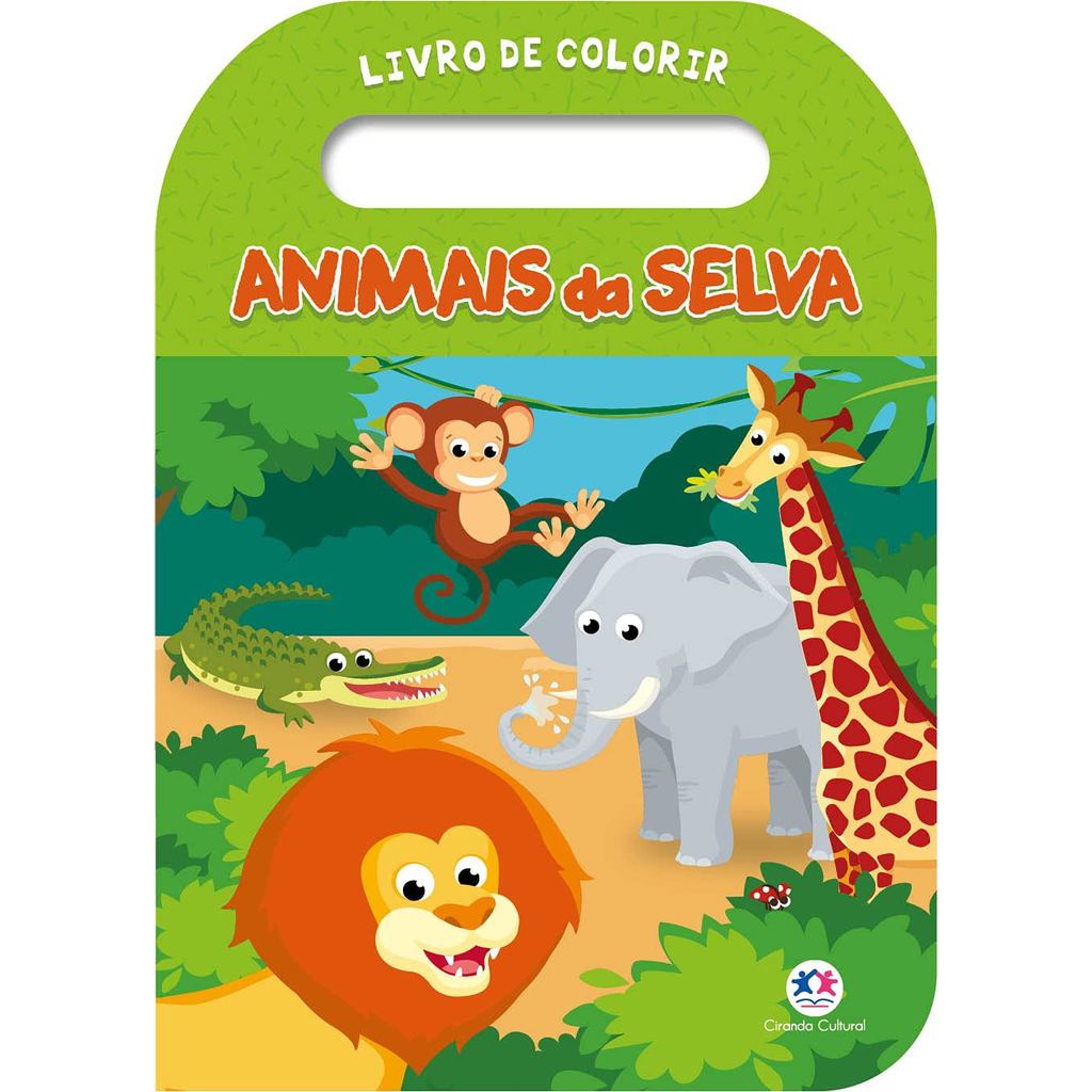 Animais da Selva | Livro de Colorir