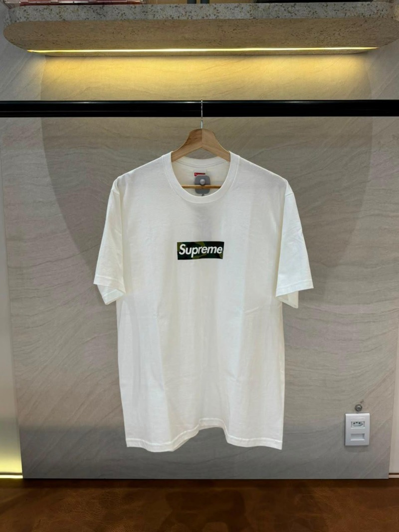 Foto 2 de Camiseta Supreme Box Logo White — M, Novo