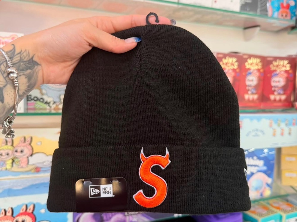 New Era x Supreme Touca Devil S Logo Black SS26-W5 — Único, Novo