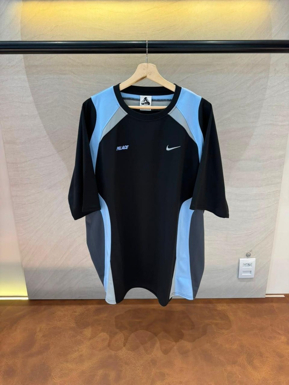 Palace x Nike Camiseta Jersey Black — XXG, Novo