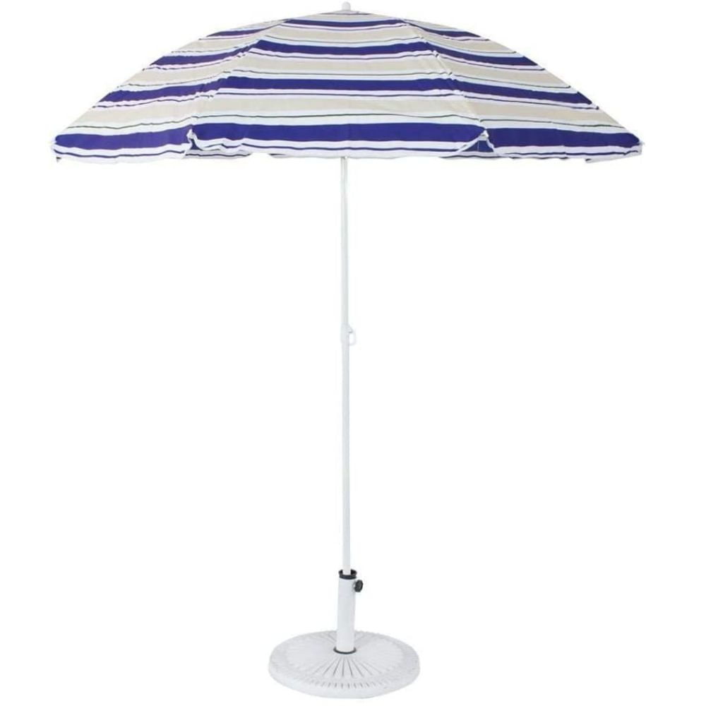 Guarda-Sol Nautika Caribe 180CM Azul e Creme