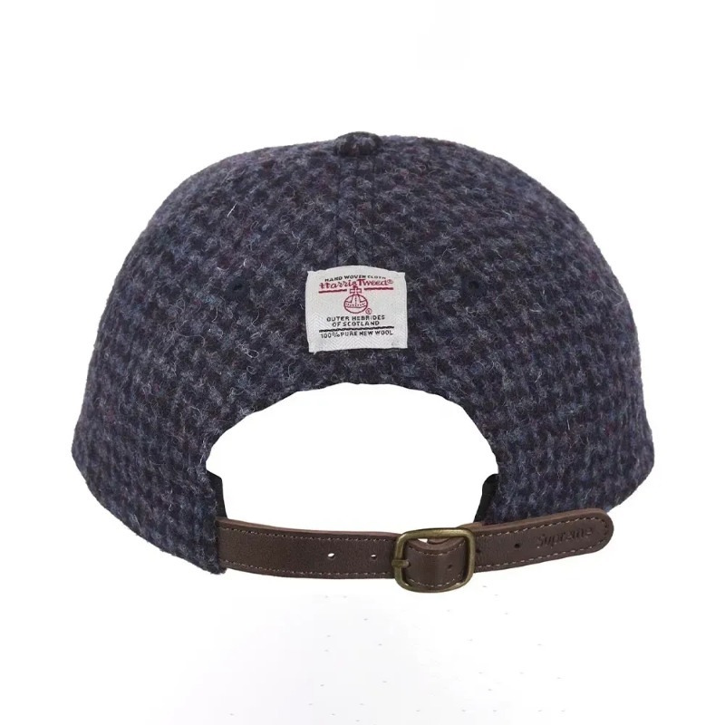 Foto 2 de Boné Supreme Harris Tweed 6 Panel Navy — Único, Novo