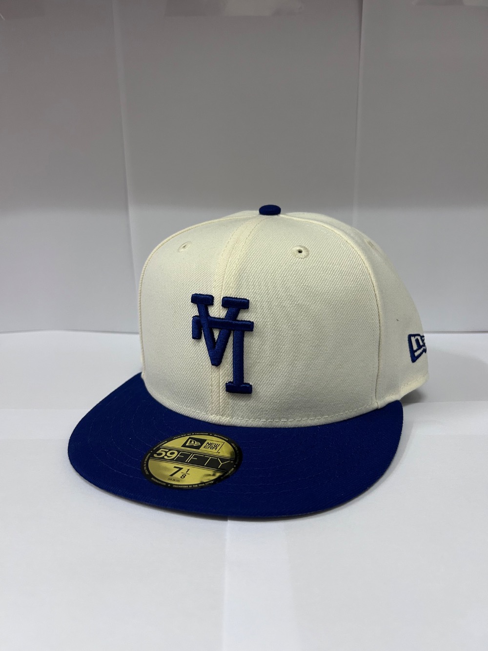 Boné New Era Los Angeles Dodgers MLB Upside Down 59FIFTY White Blue — 7-1/8 / 7-1/4, Novo