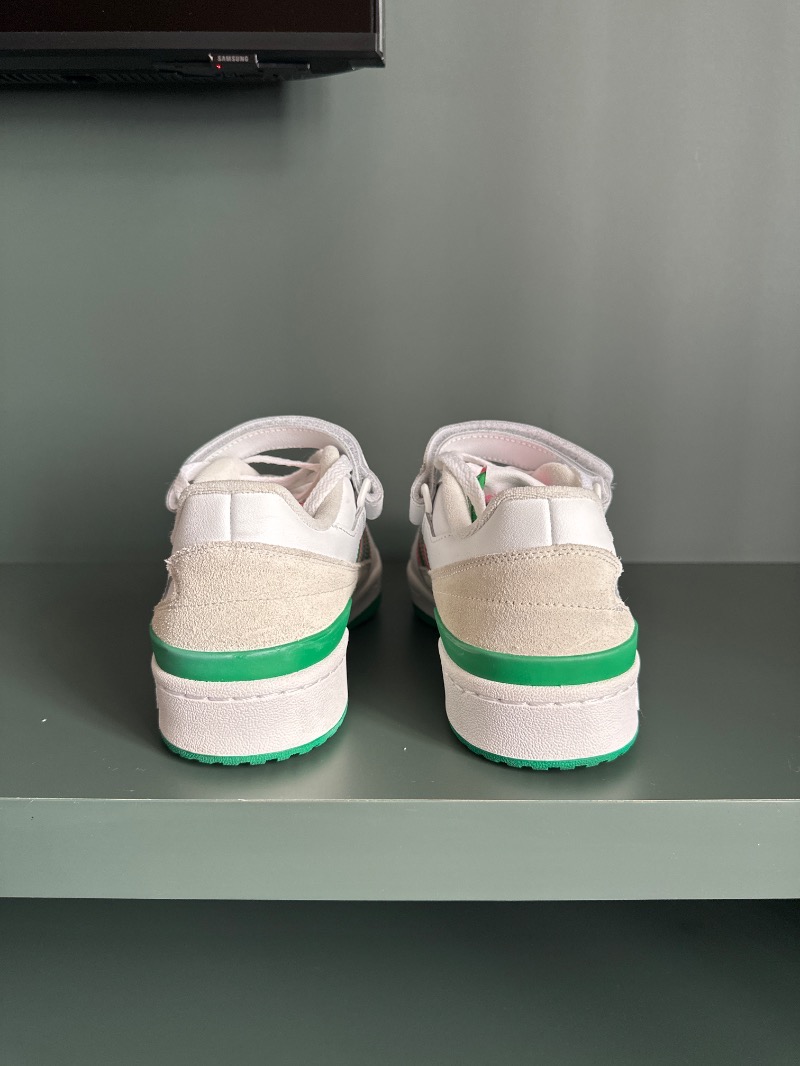 Foto 4 de adidas Forum Low CL Cloud White Active Green Sandy Pink — 39, Usado