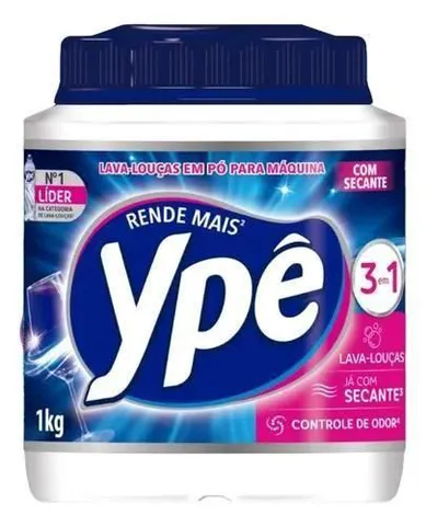Detergente Lava Louças Em Pó Para Máquina Ypê 1kg