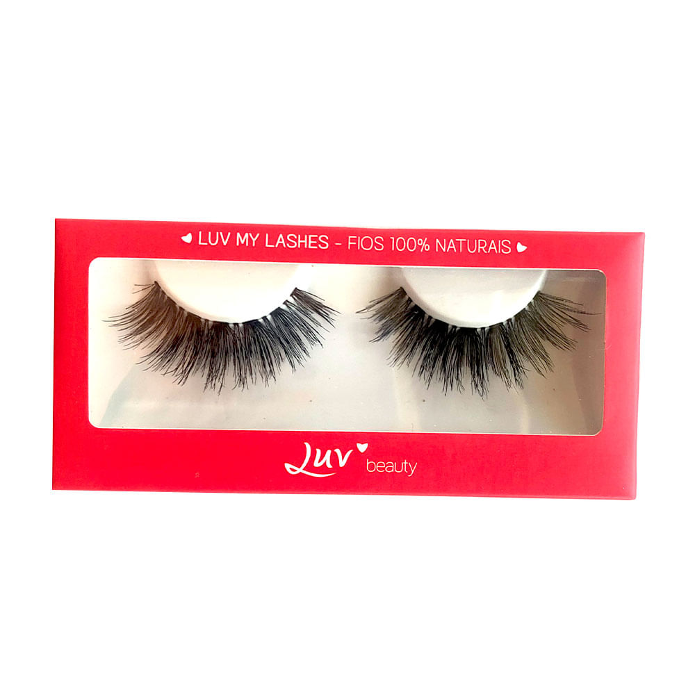 Cílios postiços Luv Beauty Luv My Lashes 3D Zara — 1un