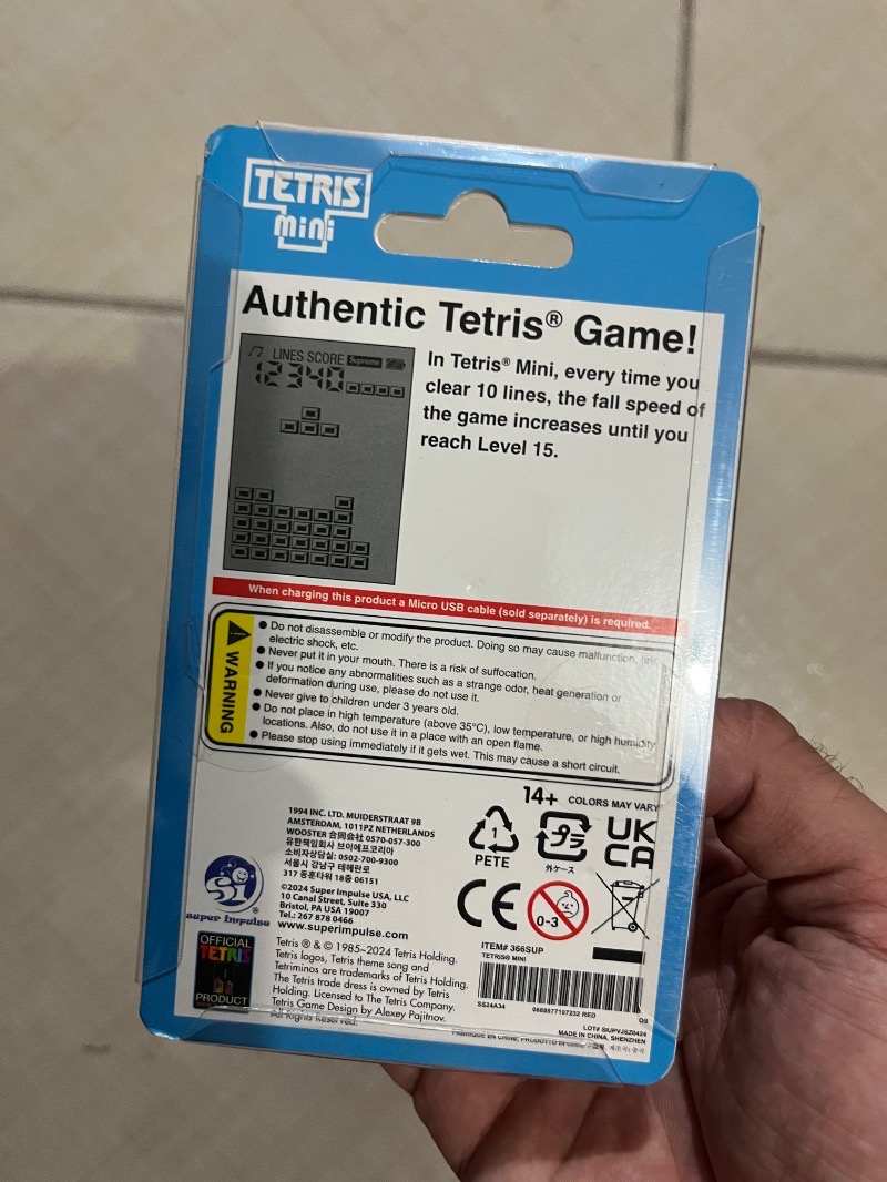 Foto 2 de Supreme x Tetris Mini Red — Único, Novo