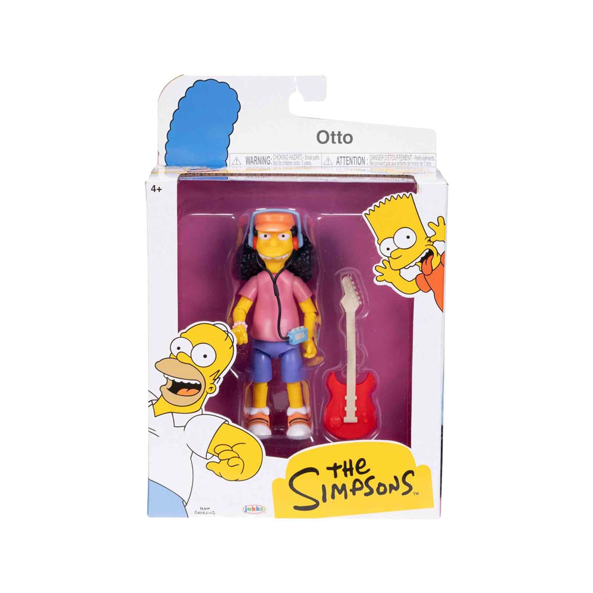 Boneco Otto De 11Cm Com Guitarra - Os Simpsons