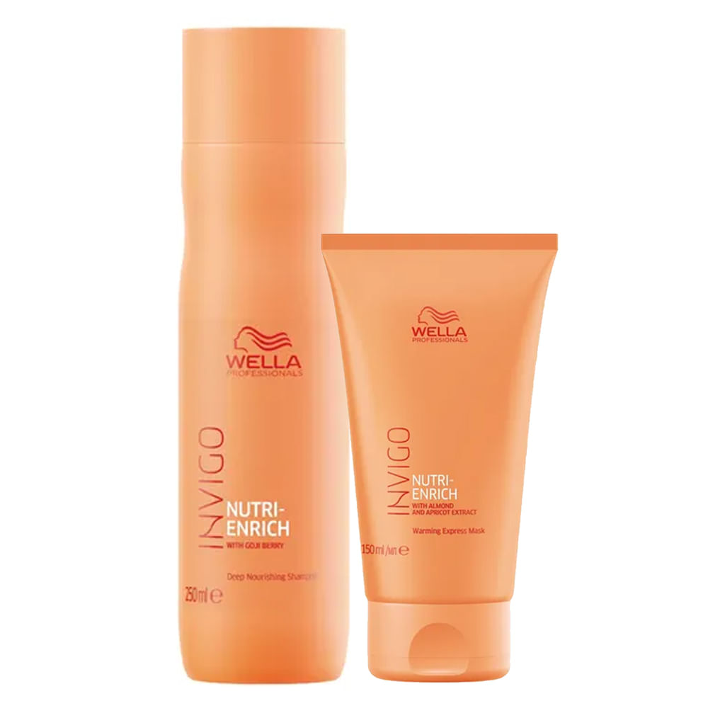 Wella Professionals Nutri-Enrich Kit - Shampoo + Máscara Enrich Self-Warm — Kit