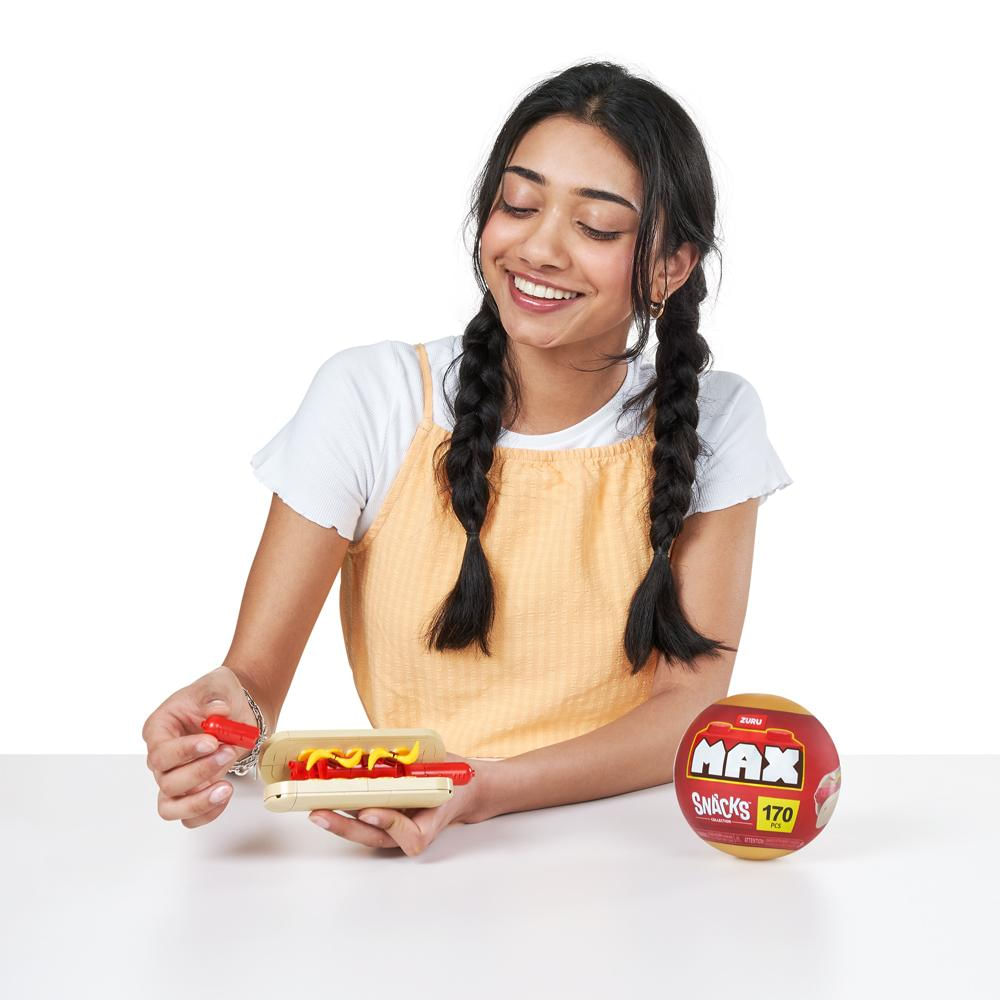 Foto 4 de Blocos de Montar Max Premium Snacks Cachorro Quente 170 pçs