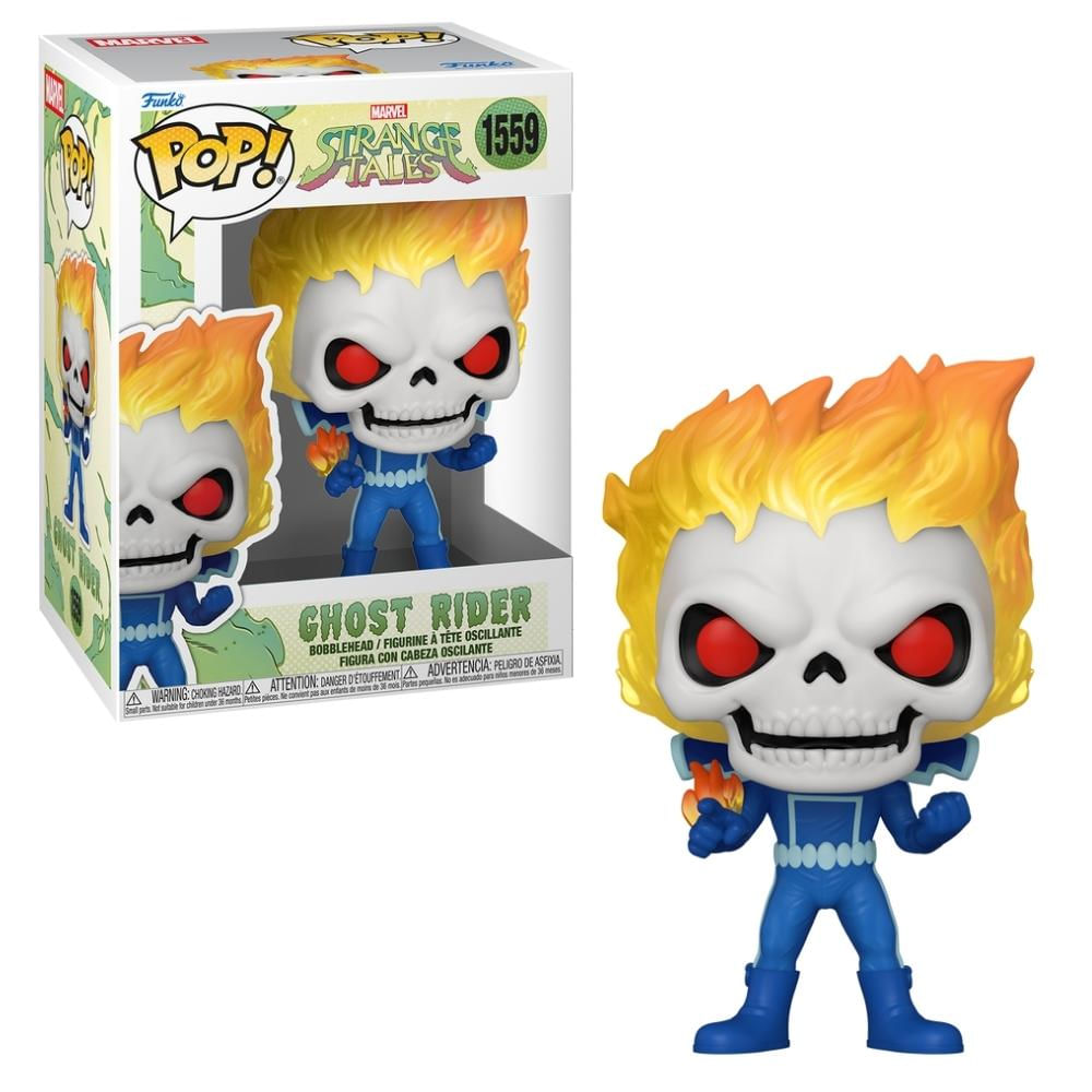 Boneco Funko Pop Marvel Contos Estranhos Motoqueiro Fantasma