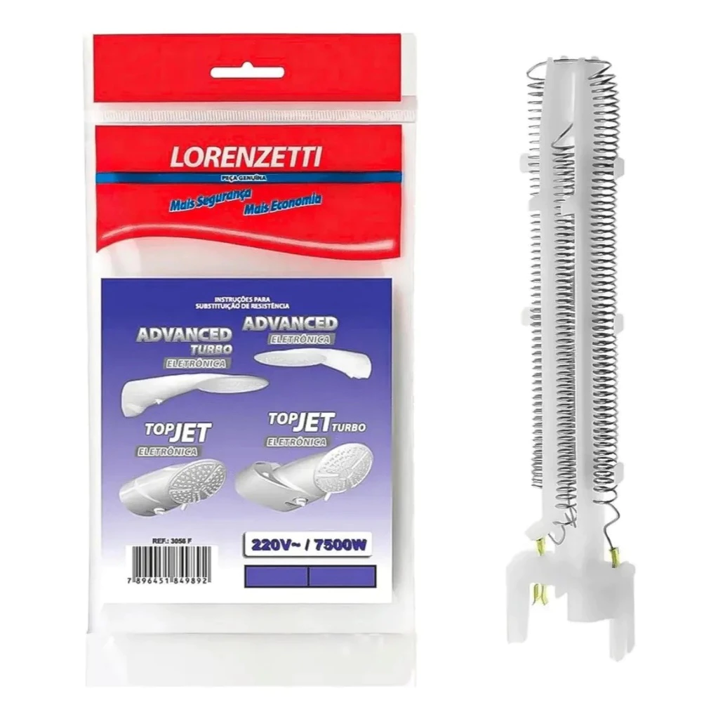 Resistência Lorenzetti Advanced/ Top Jet Elet 220V 7500W 3056F