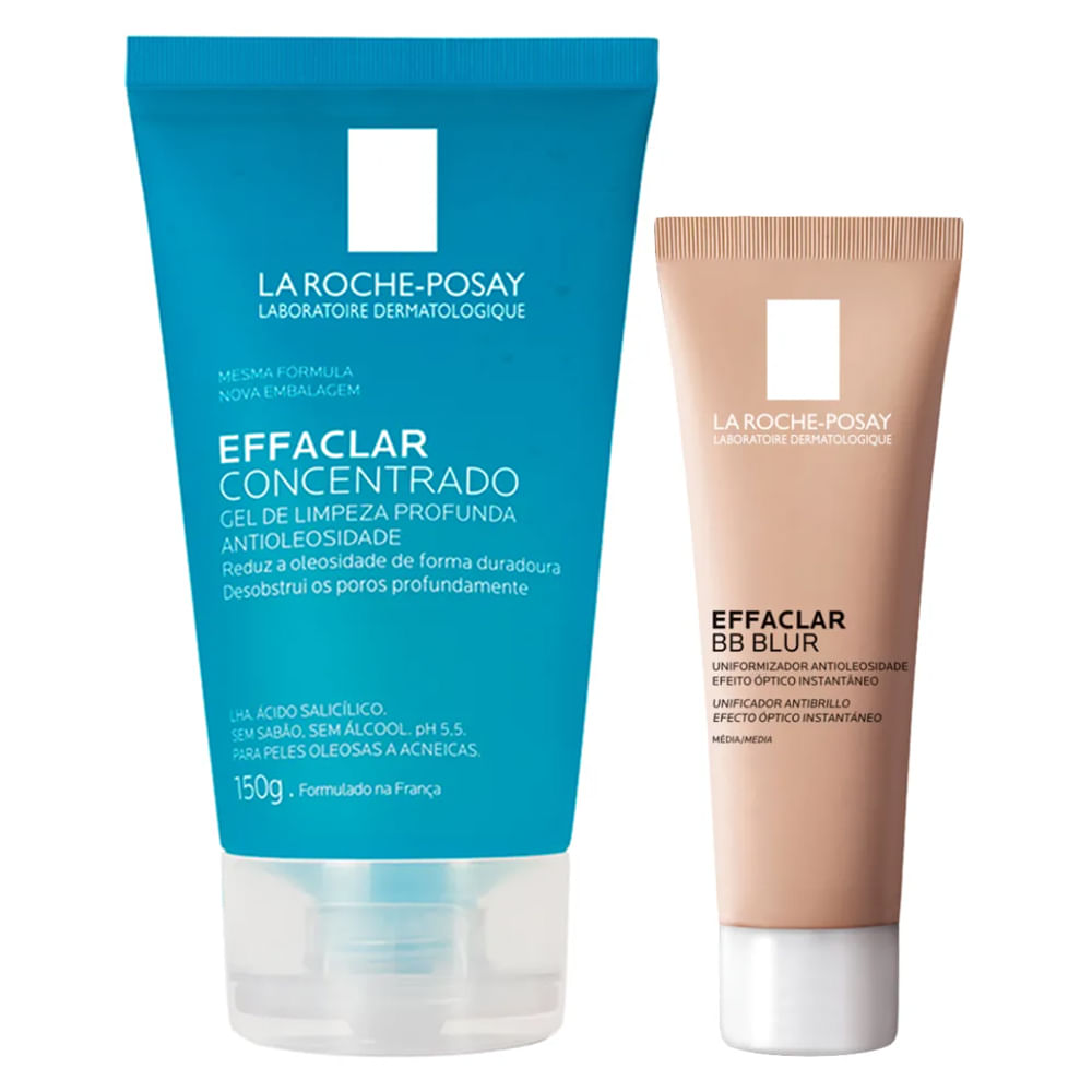 La Roche-Posay Kit - Effaclar Gel + Effaclar BB Blur Media — Kit