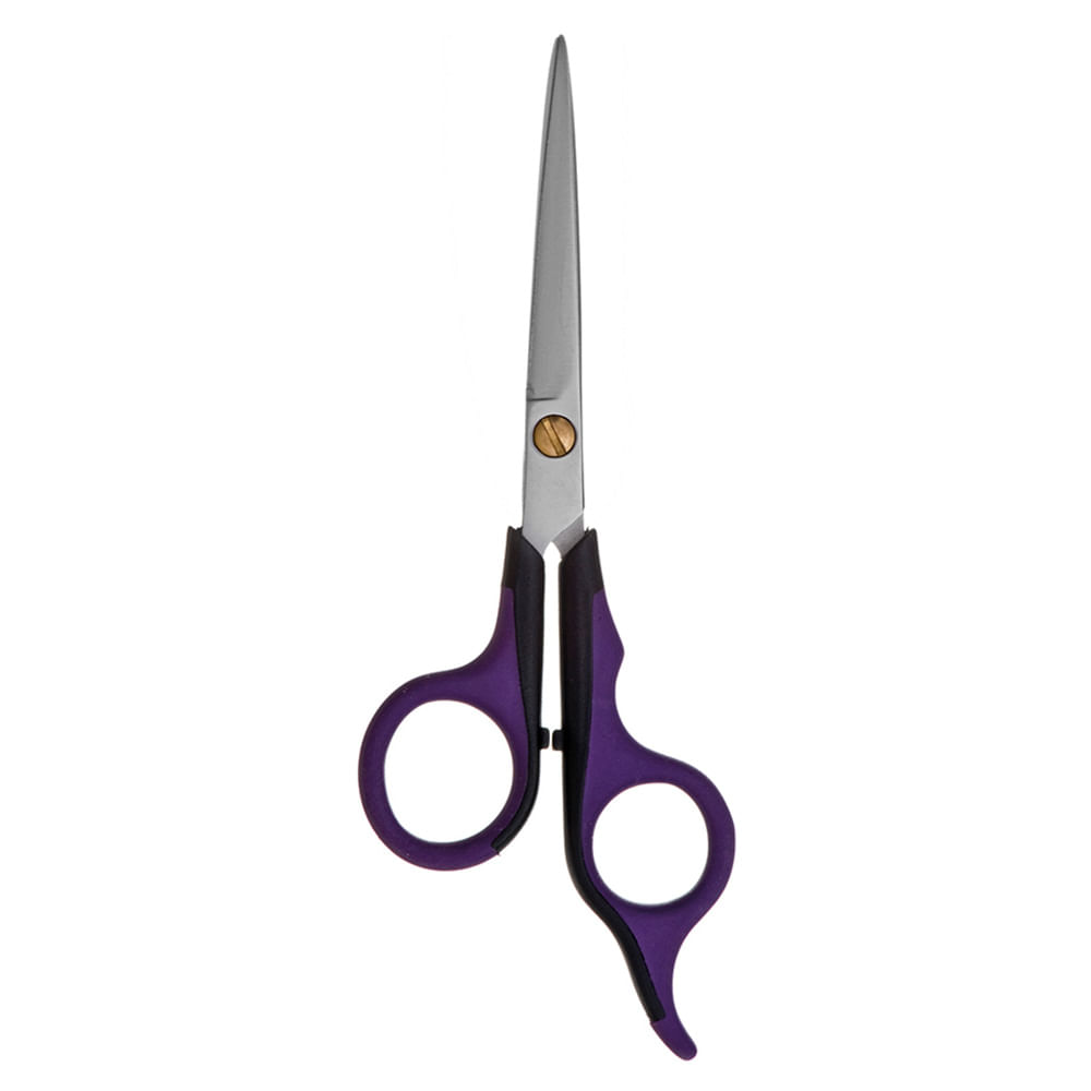 Tesoura para Cabelo Vertix - Cabo Borracha — 1Un