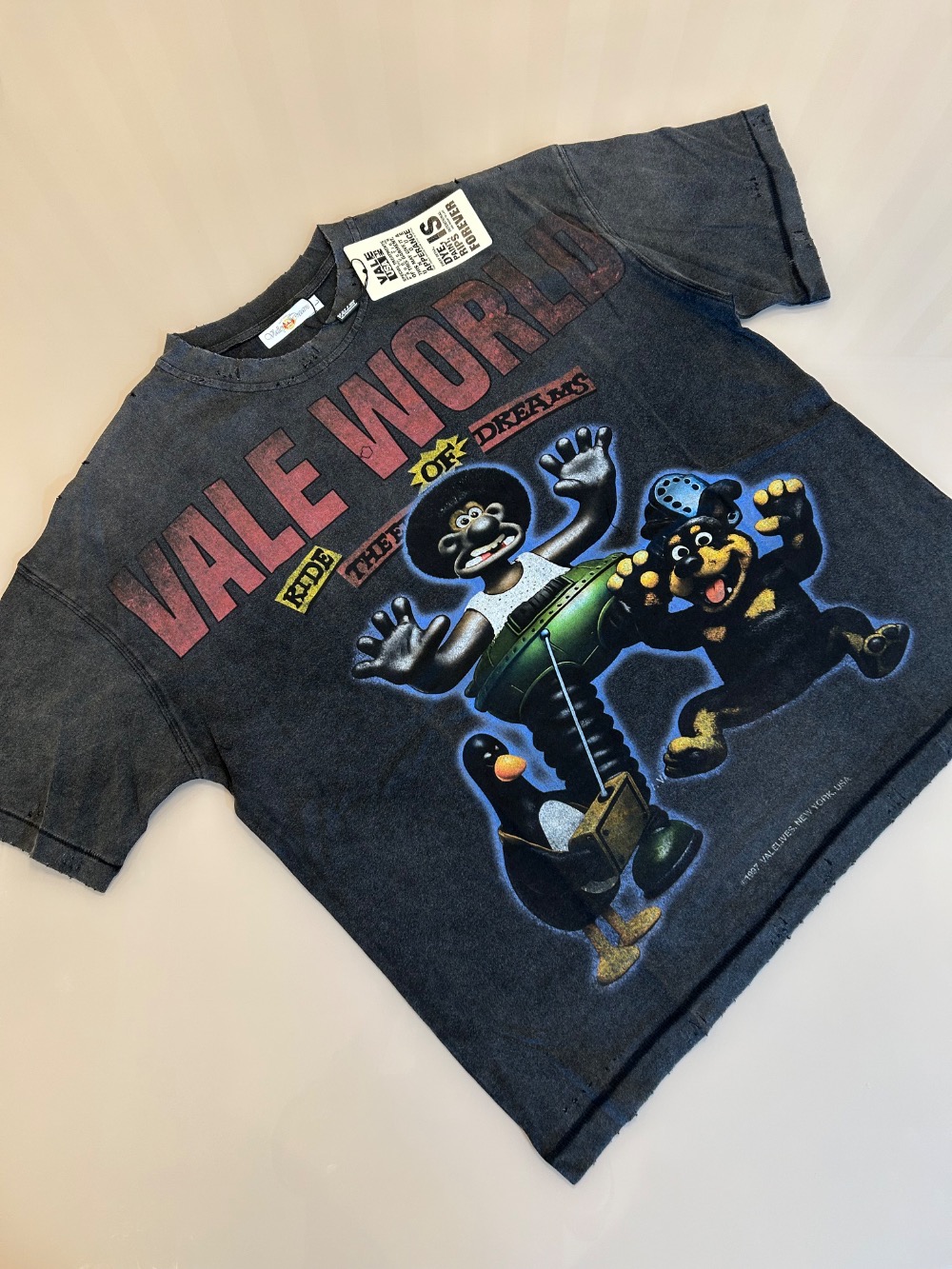 Camiseta Vale Lives Forever Happy Black — G, Novo