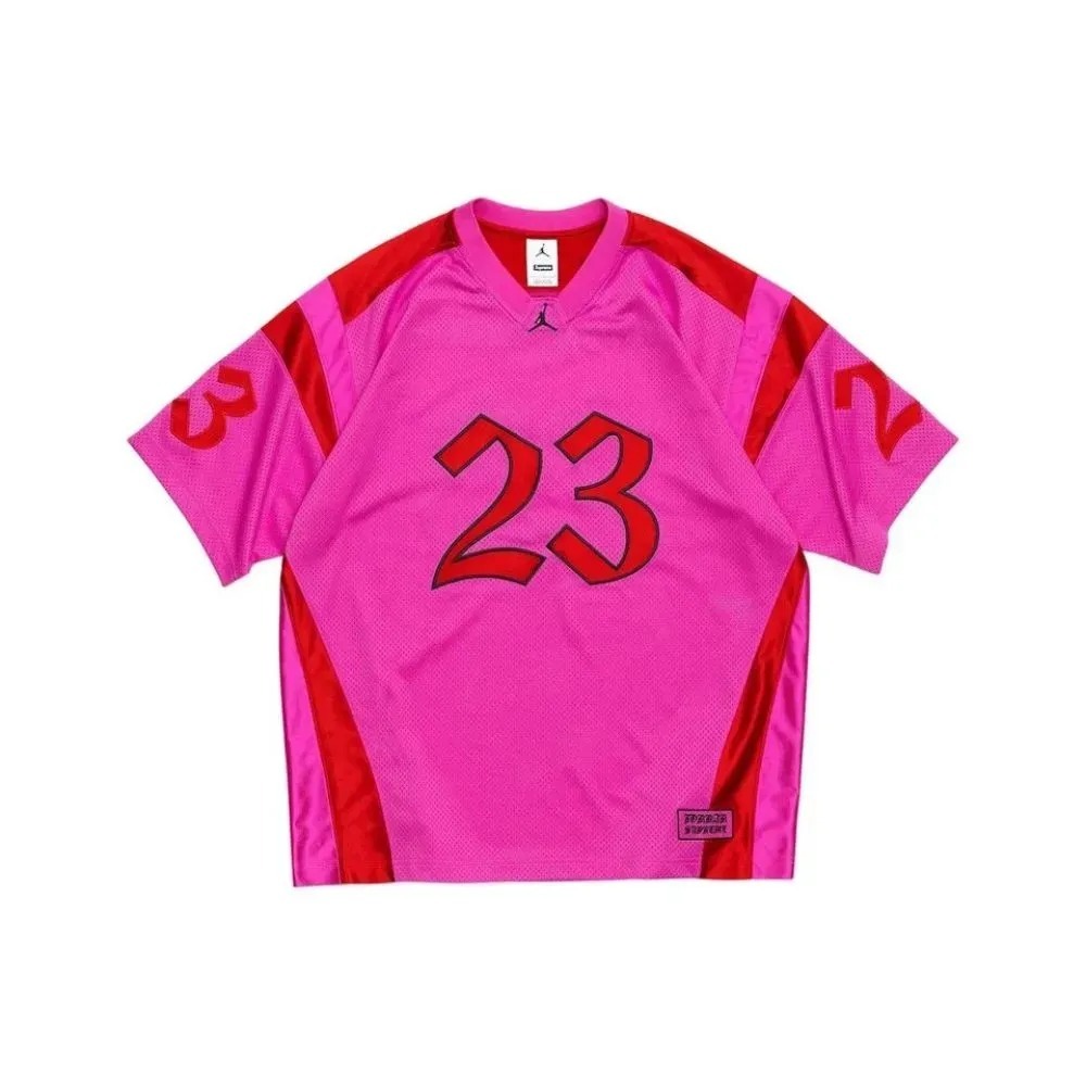 Air Jordan x Supreme Camiseta Jersey Pink SS26-W15 — XG, Novo