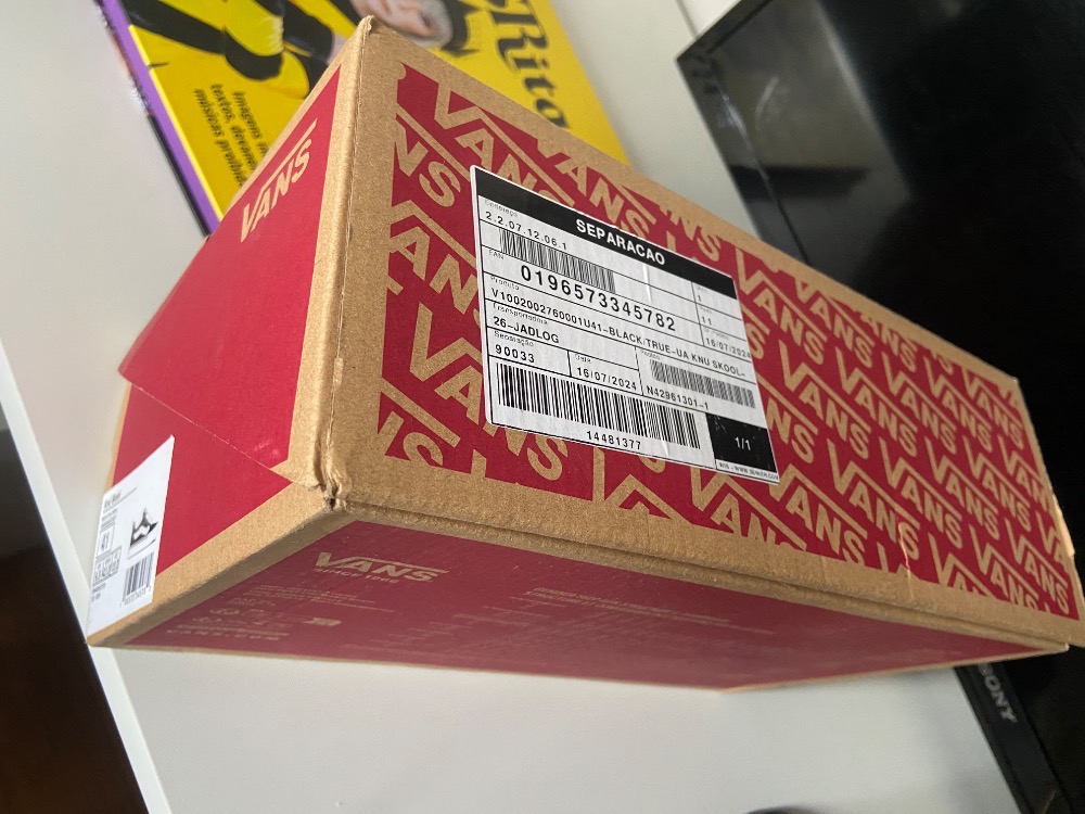 Vans Knu Skool Black True White — 41, Usado
