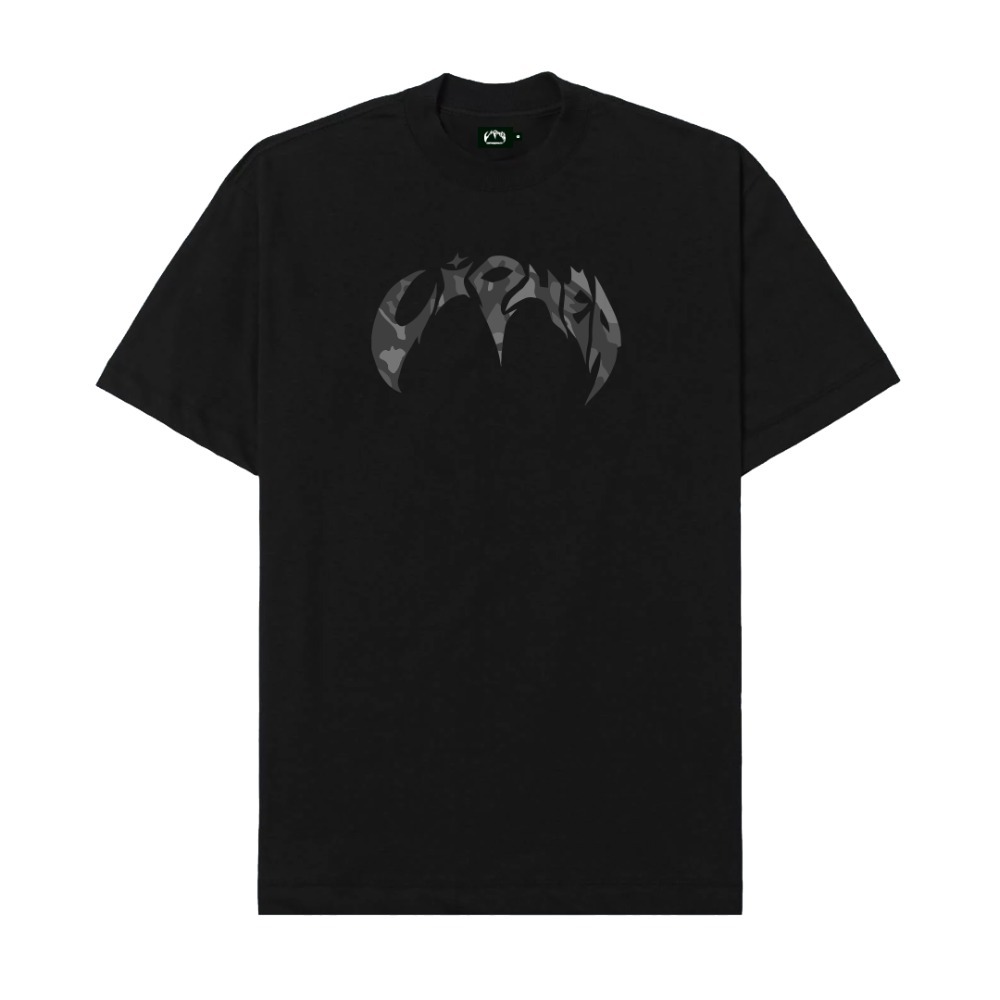 Camiseta CIPHER Camo Black — P / M / G, Novo