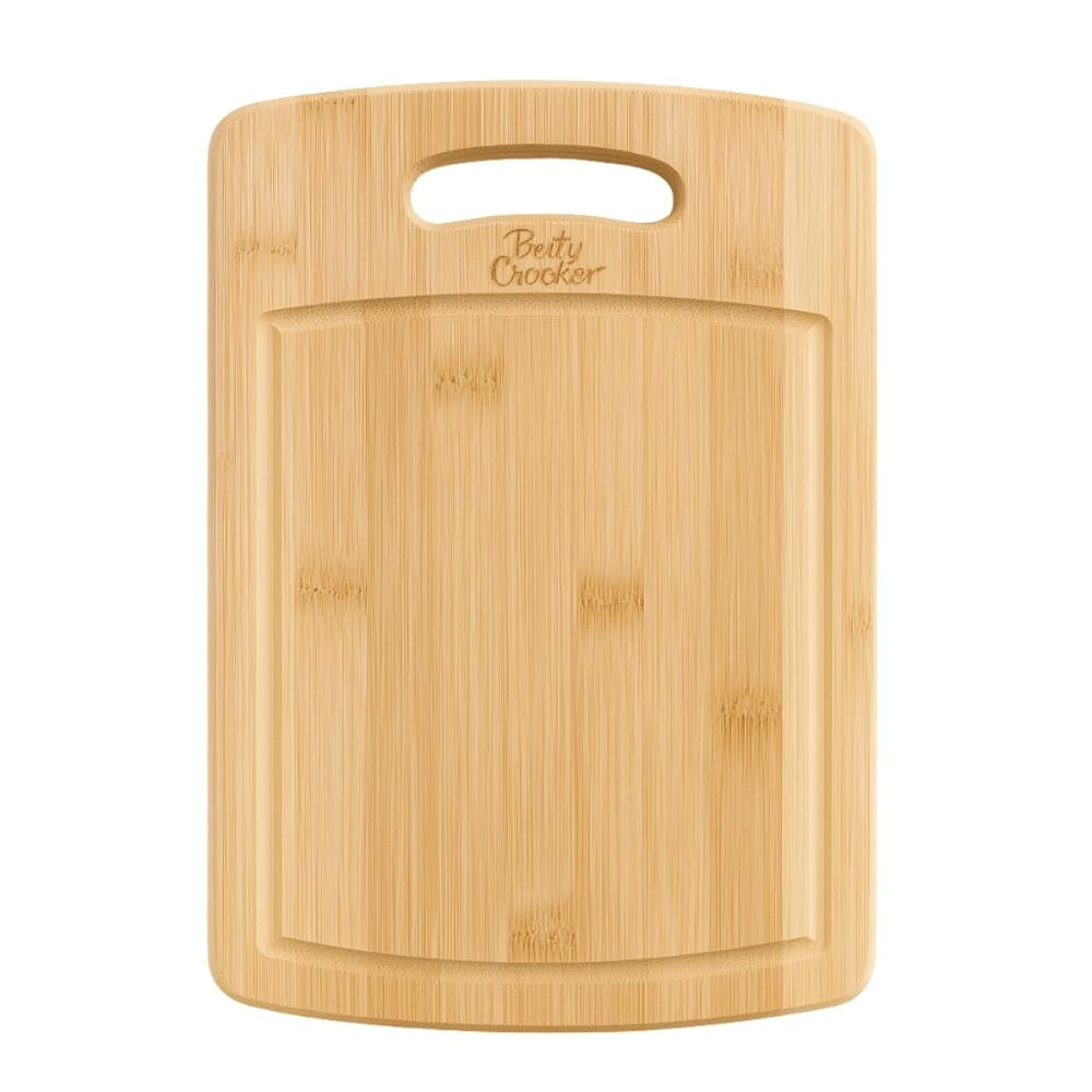 Tábua de Corte Bambu 33x23cm Churrasco Legumes Betty Crocker